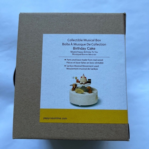 Wonderful Life Collectible Music Box Birthday Cake New in Opened box - Picture 3 of 8